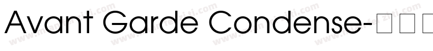 Avant Garde Condense字体转换